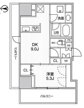 入谷駅 徒歩5分 10階の物件間取画像